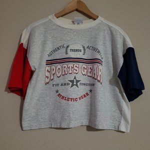 Vintage Trend  Activewear Crop Tank L